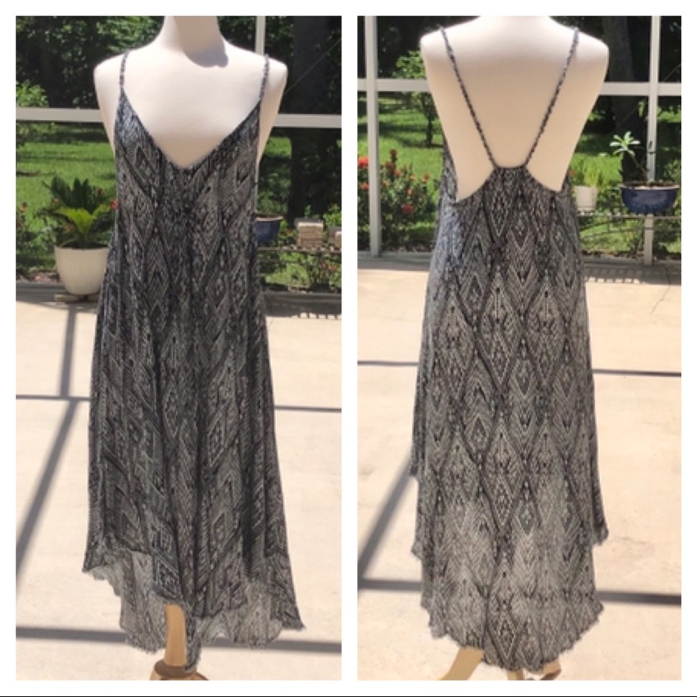 NWOT Free People High-Low Aztec Print Dress Sz. Large